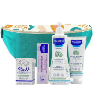 Mustela Sac Banane 2en1 200ml+Creme De Change Peaux Mix+Musti 50ml+lait 500ml Pack Maroc