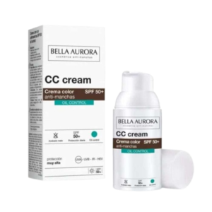 Bella Aurora CC creme Anti-Taches oil Control spf50+ 30ml Maroc