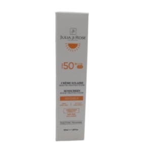 Julia & Rose Creme Solaire Invisible Aux Prebiotiques Spf50+ 50ml Maroc