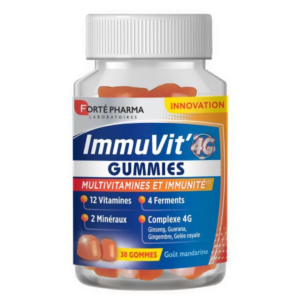 Forté Pharma Immuvit’ 4G Gout Mandarine 30gommes Maroc