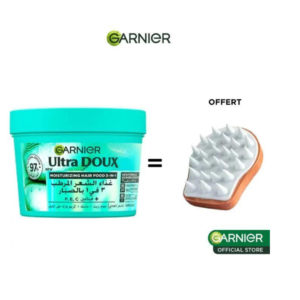 Garnier Ultra Doux Hair Food Aloa 390ml+Scalp Massage Pack Maroc