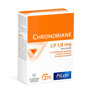 Pileje Chronobiane LP 1.9mg Melatonine 60Comprimes Maroc