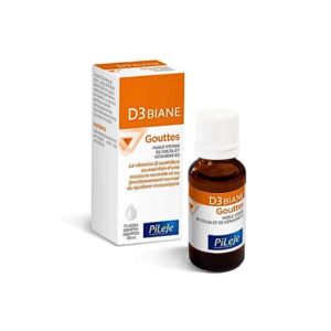 Pileje D3 Biane Gouttes Huile De Vierge De Colza Et Vitamine D3 20ml Maroc