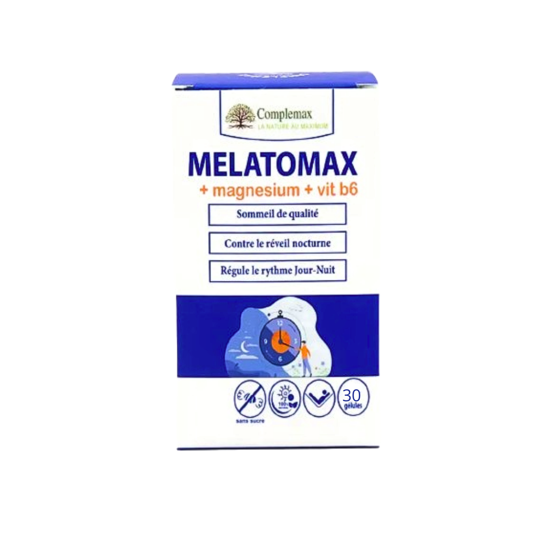 Complemax Melatomax+Magnesium+B6 30 Gelules Maroc