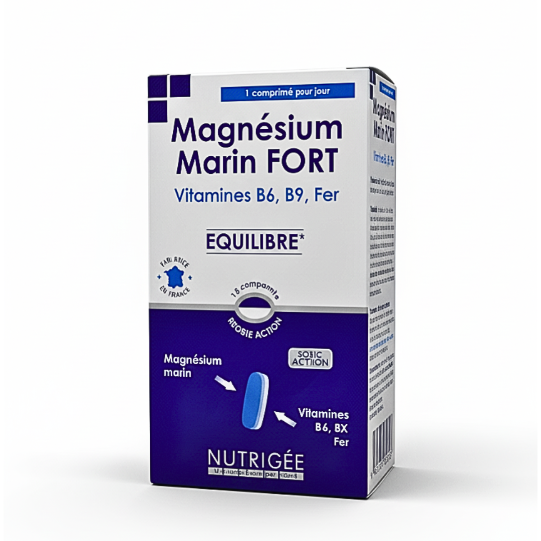 Nutrigee Magnesium Marin Fort 15 comprimes Maroc