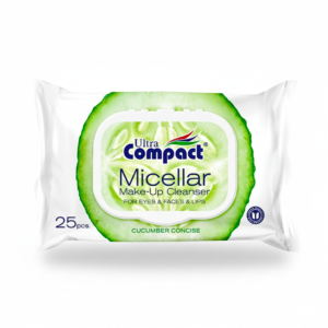 Ultra Compact Lingettes Démaquillantes Micellaires 25 Pièces Maroc