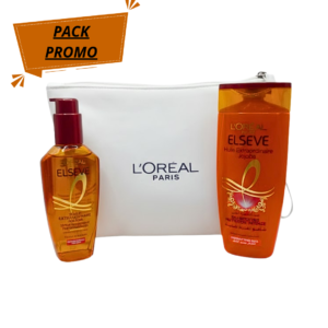 L’Oréal Paris L’Oreal Paris Serum Oil Midnight+Shampoing 200ml +Trousse Blanche Pack Maroc