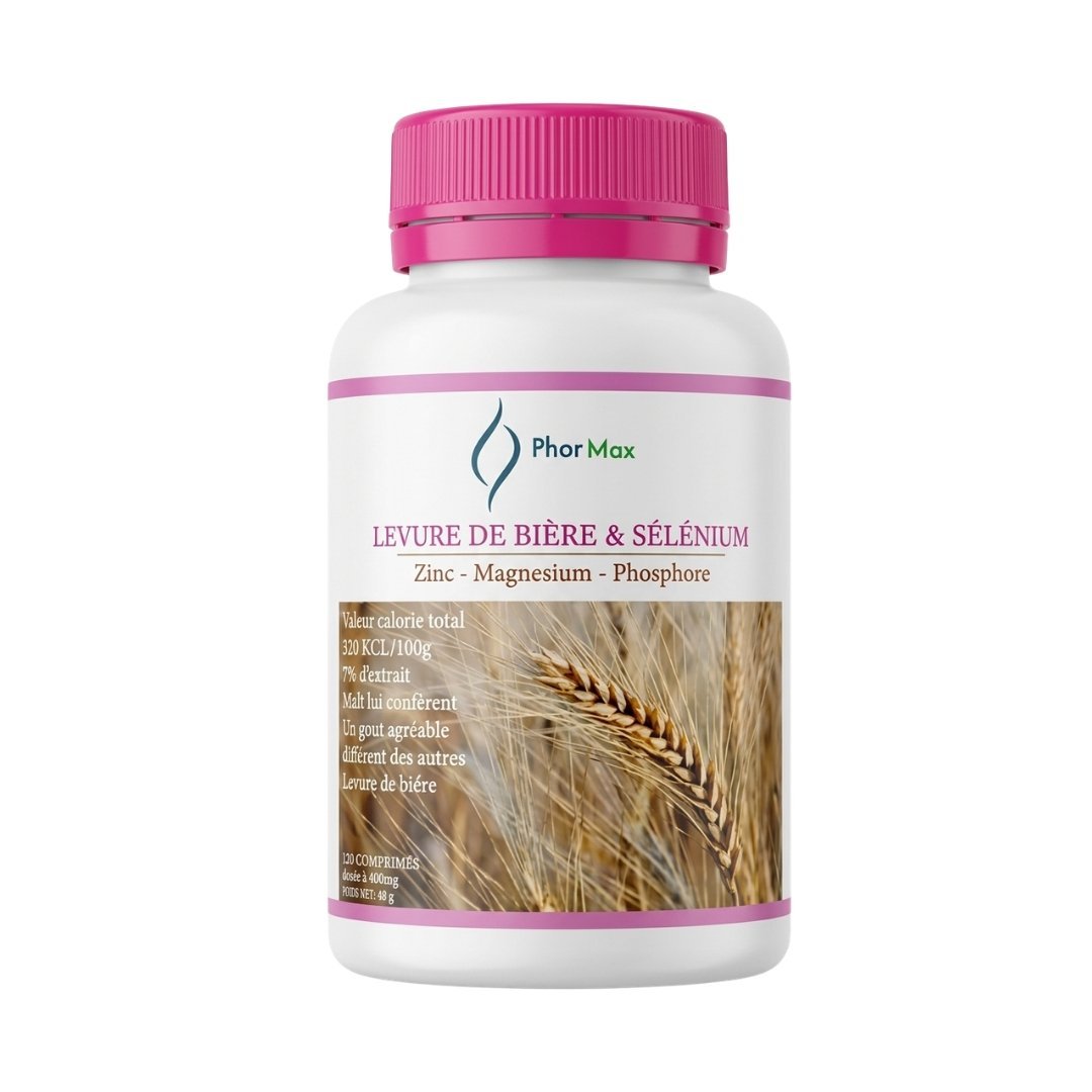 Phormax Levure De Biere Selenium 400 Comprimes Maroc