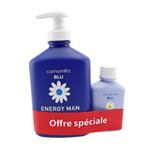 Camomilla Blu Energy Man 300ml+Gel Intime Format Voyage Pack Maroc