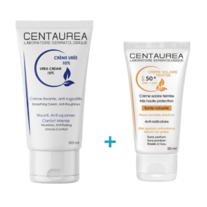 Centaurea Creme Uree 10% 200ml+Ecran Teinte 50ml Coffret Maroc