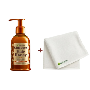 Garnier Ultra Doux Serum Hair Honey 120ml+Serviette Coffret Maroc