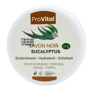 Pro-Vital Savon Noir Eucalyptus 120g Maroc