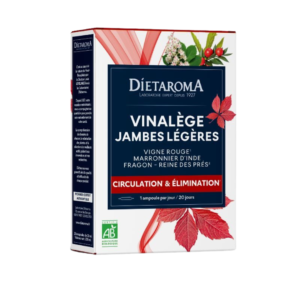 Dietaroma Circulation & Elimination Vinalege Jambee Legeres 30 Ampoules x 10ml Maroc