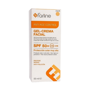 Farline Ecran Solaire Gel Creme Peaux Seches Spf50+ 50ml Maroc