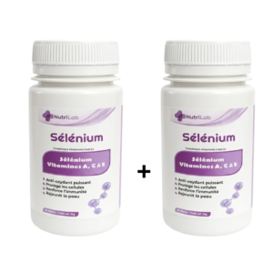 Nutrilab Selenium 2×60 Gelules Duo Pack Maroc
