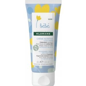 Klorane Crème nutritive au Cold Cream et Calendula – Bébé – Peau sèche et très sèche 40 ml Maroc