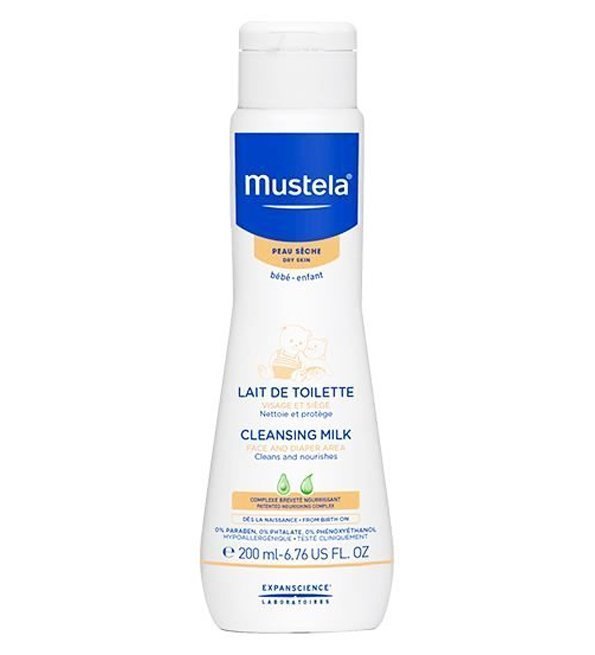 Mustela Lait de Toilette Bébé – 200 ml Maroc