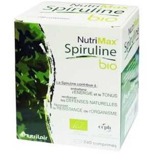 Nutrimax Spiruline Bio – 240 Comprimés Maroc