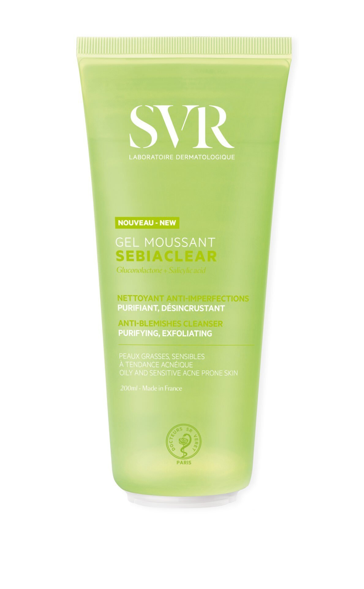 SVR Sebiaclear Gel Moussant 200ml Maroc