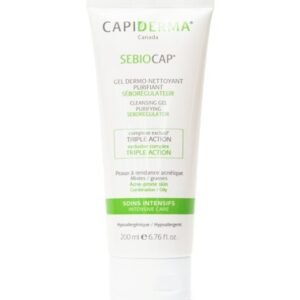 Capiderma Sebiocap gel dermo-nettoyant pour peaux à tendance acnéique – 200 ml Maroc