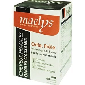 Maelys Ortie Prêle Vitamines B E et Zinc – 60 Gélules Maroc