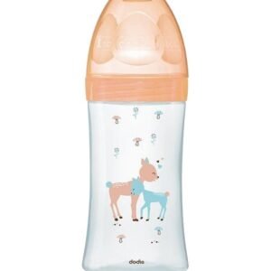 Dodie Biberon verre Sensation+ (0-6 M) 3 vitesses débit 2 – Beige biche – 270 ml Maroc