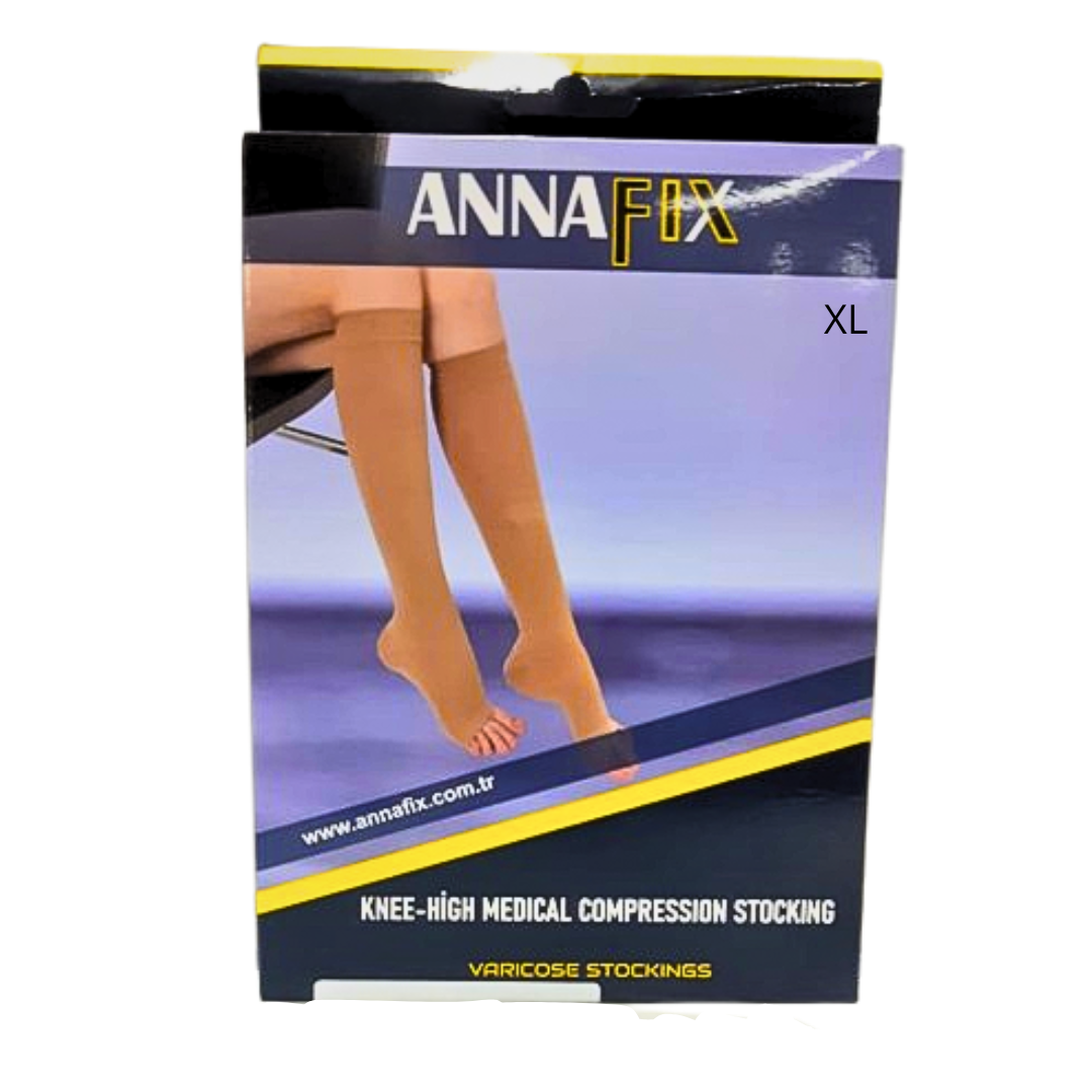 Annafix Bas Chaussettes Class 2 Open Taille XL REF-237 Maroc