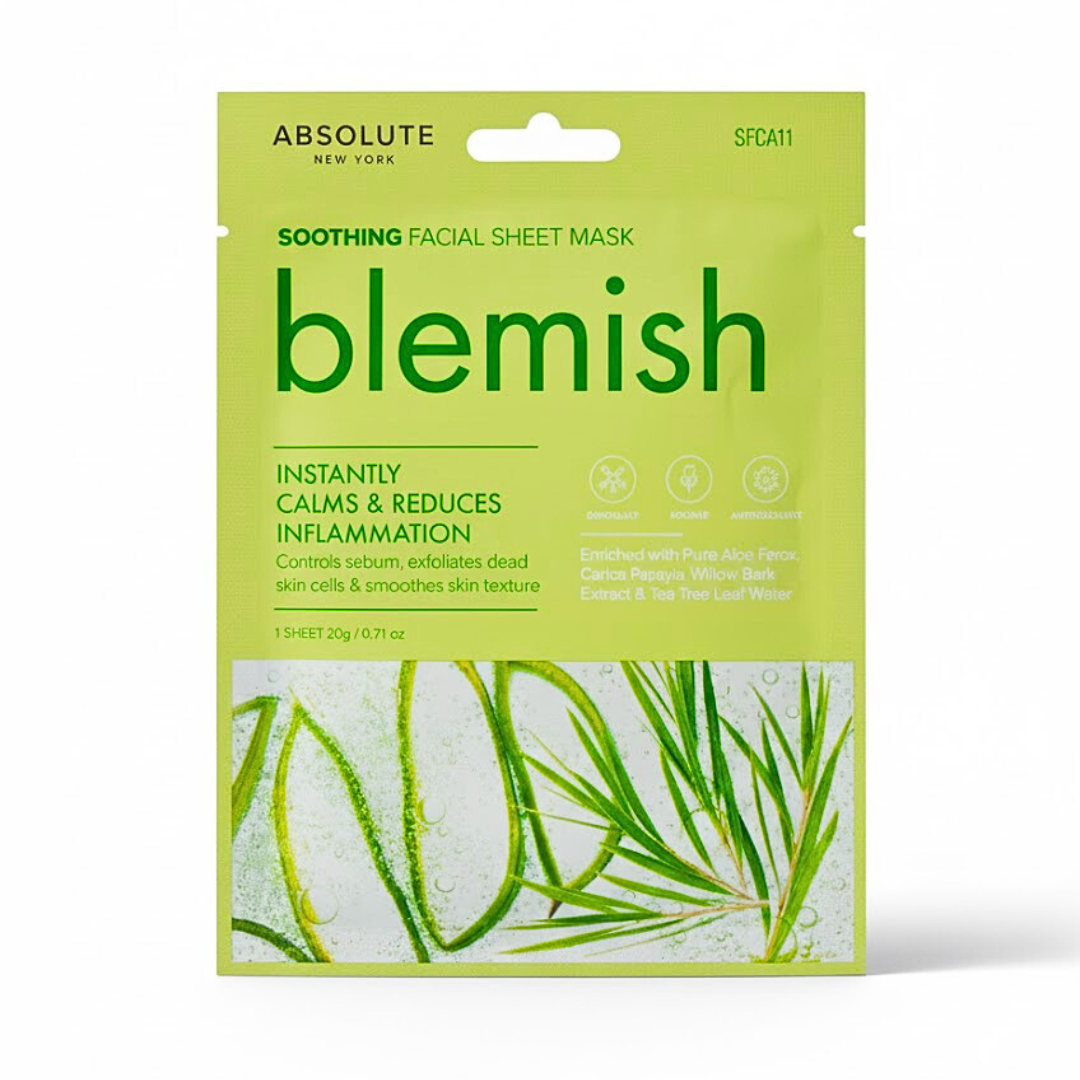 Absolute New York Blemish Facial Sheet Mask Maroc