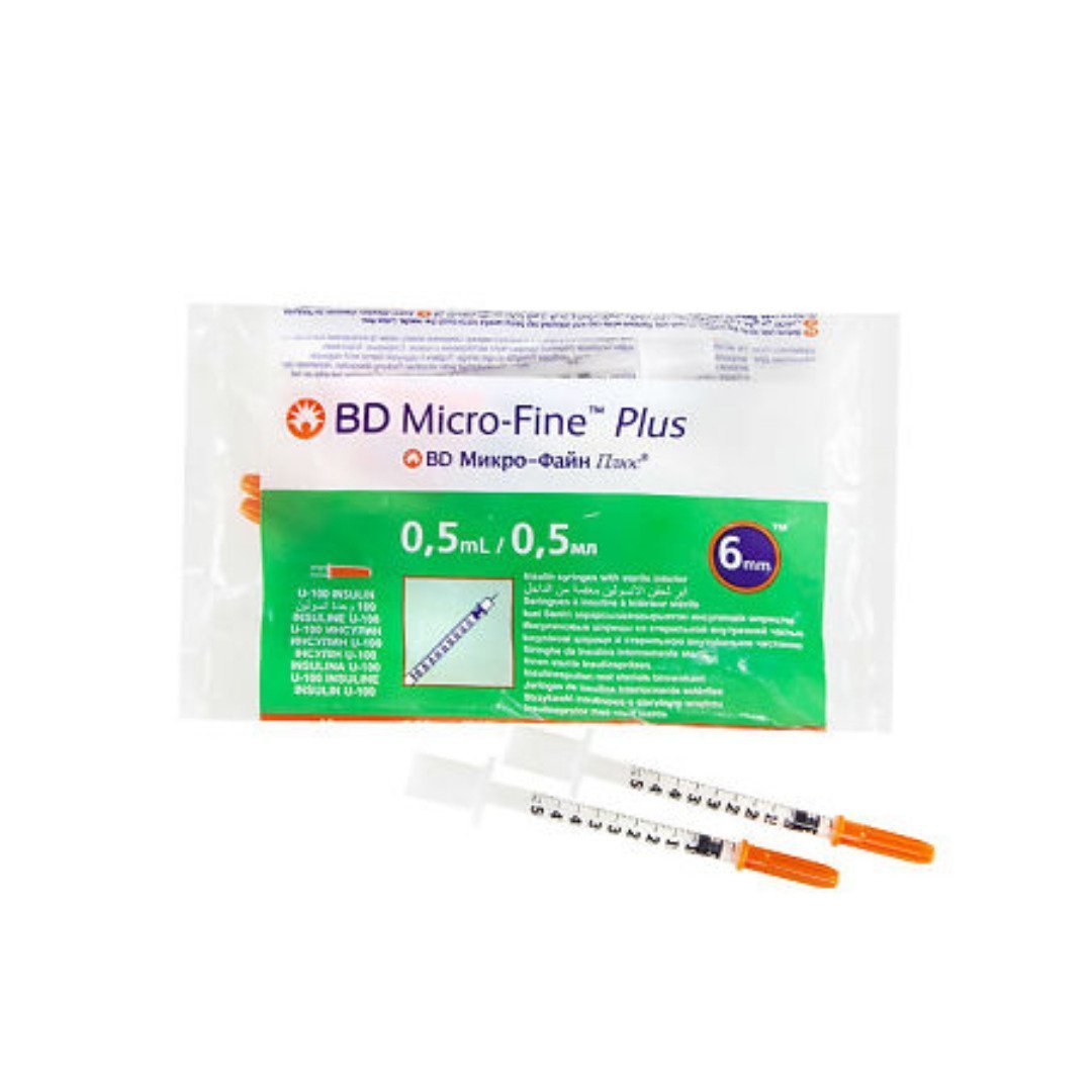 Bd Micro-Fine Plus Seringue Insuline 0.5ml boite 10 Maroc