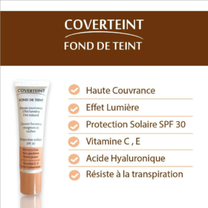 Coverteint Fond de Teint N°20 Beige Fonce Spf30 30ml Maroc