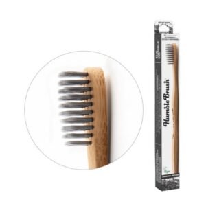 The Humble HUMBLE BROSSE A DENTS AU CHARBON POUR ADULTE NOIR DOUCE BAMBOU Maroc