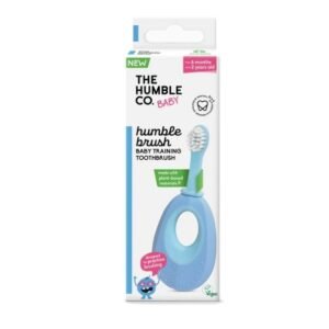 The Humble HUMBLE BROSSE A DENTS BLEU POUR BEBES A BASE DE PLANTES Maroc