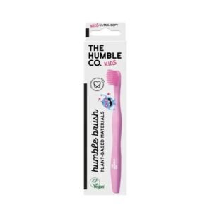 The Humble HUMBLE BROSSE A DENTS POUR ENFANTS ROSE A BASE DE PLANTES Maroc