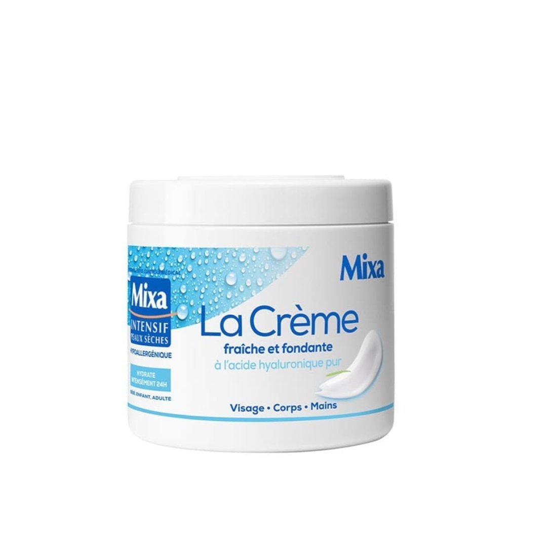 Mixa Crème Fraîche et Fondante à l’Acide Hyaluronique Pur 400ml Maroc