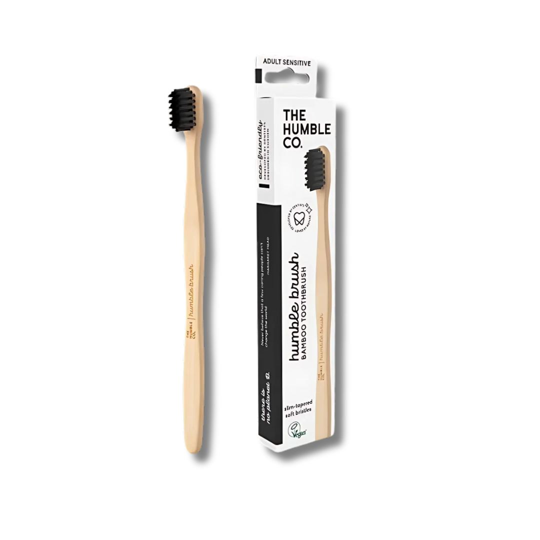 The Humble HUMBLE BROSSE A DENTS BAMBOU ADULTE NOIR DENTS SENSIBLES Maroc