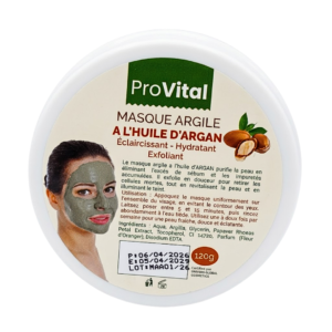 Pro-vital Pro Vital Masque Argile A L’Huile D’argan 120G Maroc