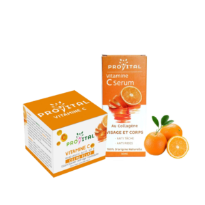 Pro-vital Pro Vital Serum au Collagene 30ml+ Creme Eclat Vitamine C Pack Maroc