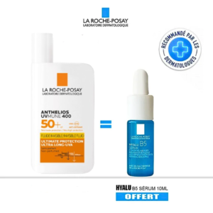 La Roche-Posay Roche Posay Anthelios Fluide UVMUNE 400 Invisible+Hyalu B5 Serum 10ml Pack Maroc