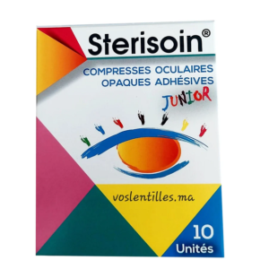 Sterisoin Compresses Oculaires Juniors 10 Unités Maroc