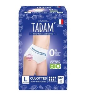 Tadam CULOTTES FUITES URINAIRES PLUS NUIT TAILLE L X12 Maroc