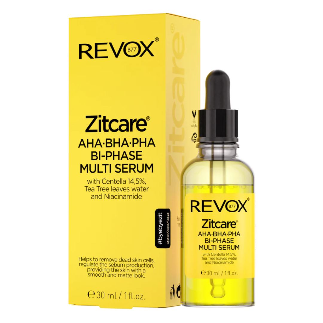 Revox ZITCARE AHA.BHA.PHA. MULTI SERUM, 30ml Maroc