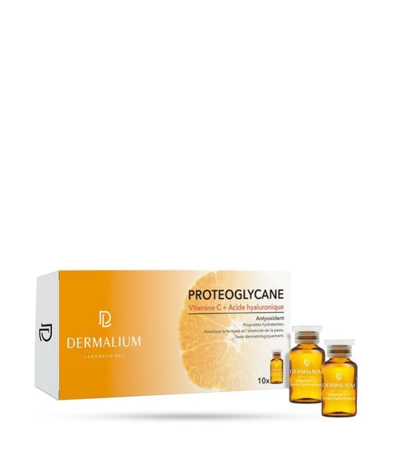Dermalium PROTEOGLYCANE VITAMINE C + ACIDE HYALURONIQUE 10*2ml Maroc