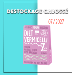 Diet Food KONJAC VERMICELLE 300G – DESTOCKAGE CABOSSE Maroc