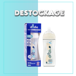 Dodie Biberon Anti-Colique Débit 2 Bleu 6 mois et plus 330ml – Destockage Maroc