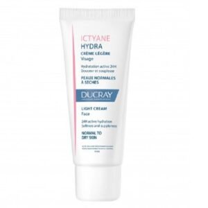 Ducray — Crème légère Visage — Crème hydratante visage peau sèche — Ictyane Hydra 40 ml Maroc