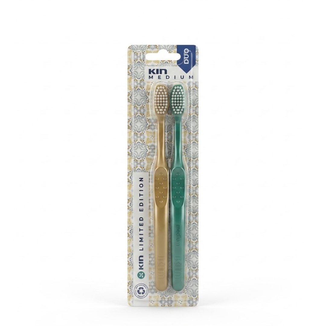 Kin Brosse à dents duo Pack Medium Maroc