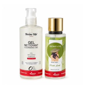 Racine-vita Racine Vita Gel Moussant Peaux Grasses 420ml+Secret Love Body Mist Pack Maroc