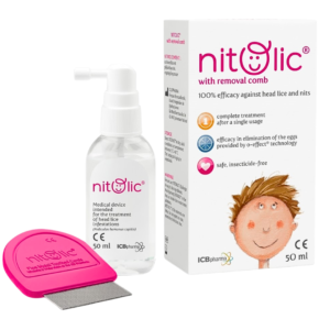 Nitolic Anti Poux Spray 50ml+Peigne Pack Maroc